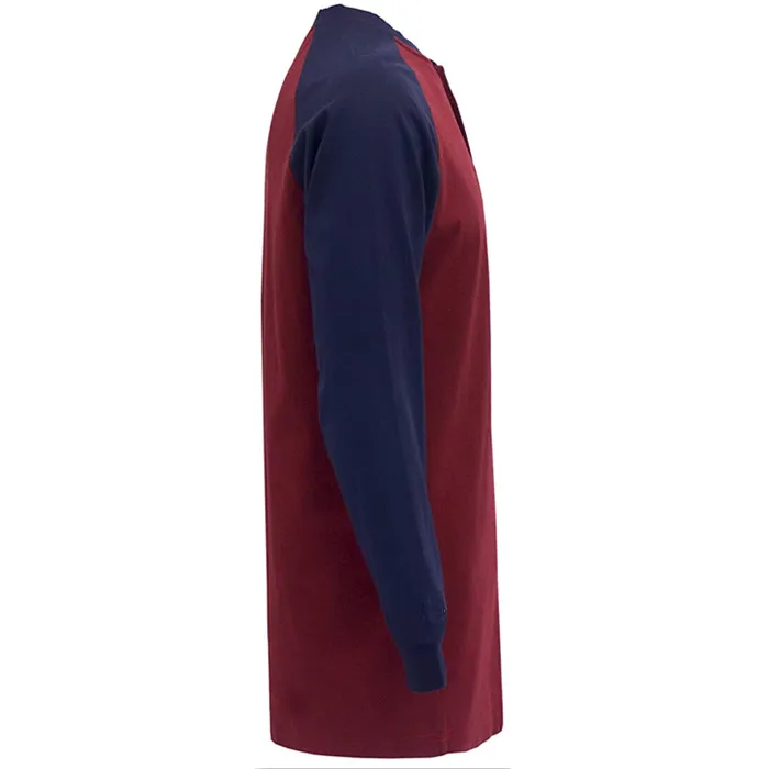 FR Shirt 5.5OZ Flame Resistant Sweatshirt NFPA 2112 Arc Safety CAT 2 Long Sleeve Polo Fire Retardant Two Tone FR Henley Shirts