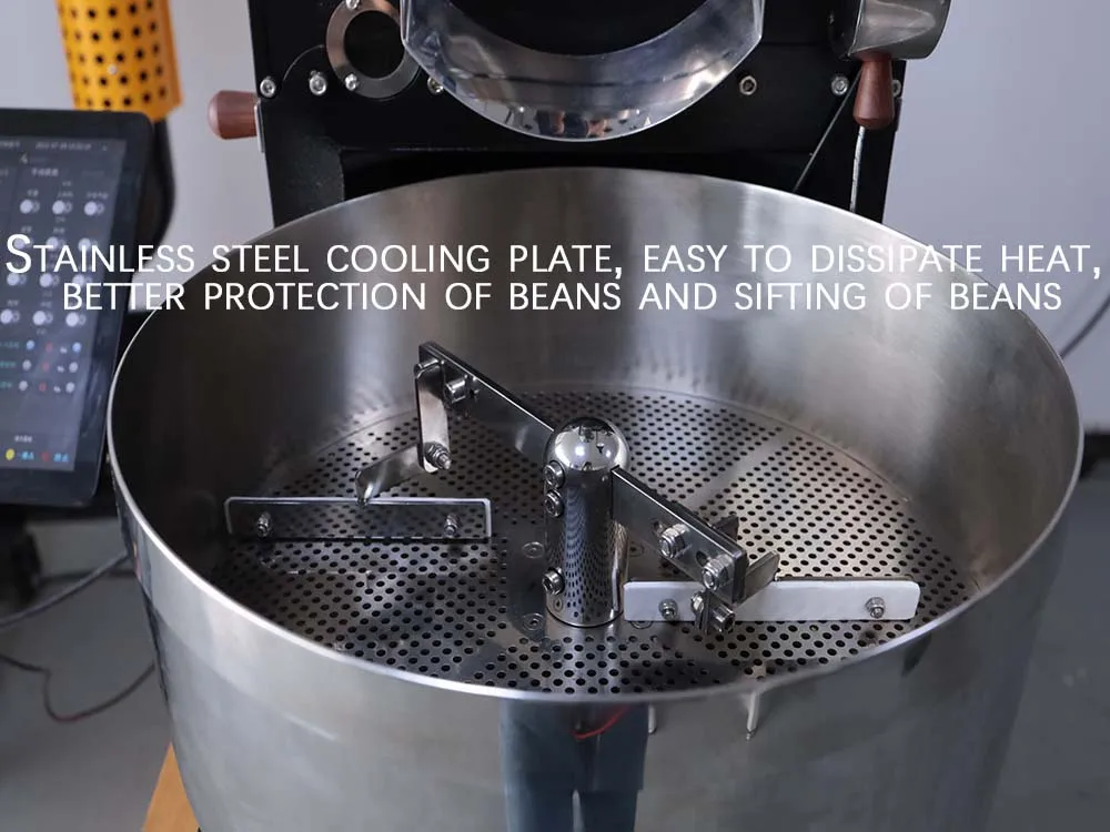 Latest design Factory full automatic hot air 1kg 2kg torrefatore processing equipment coffee bean roasted roaster machine maker