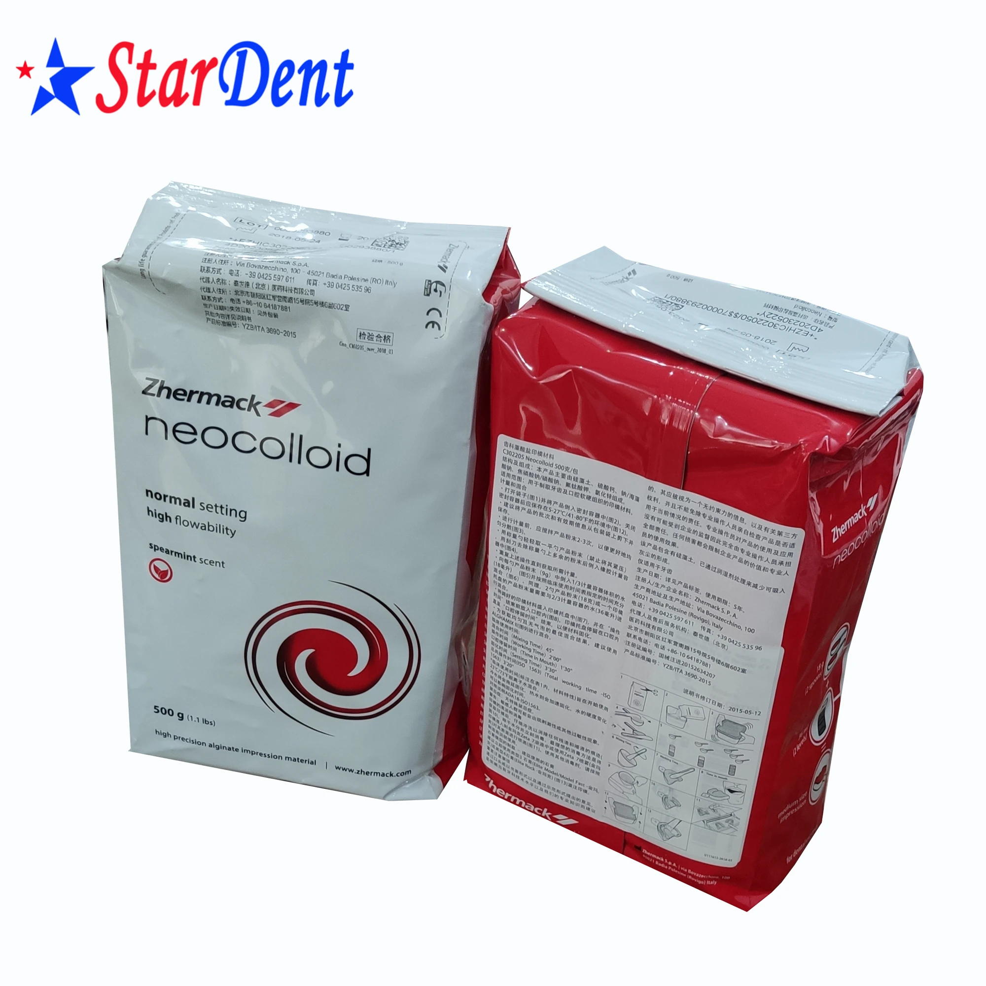 Good Quality Original Zhermack Neocolloid Alginate Impression Materia/Dental Composite