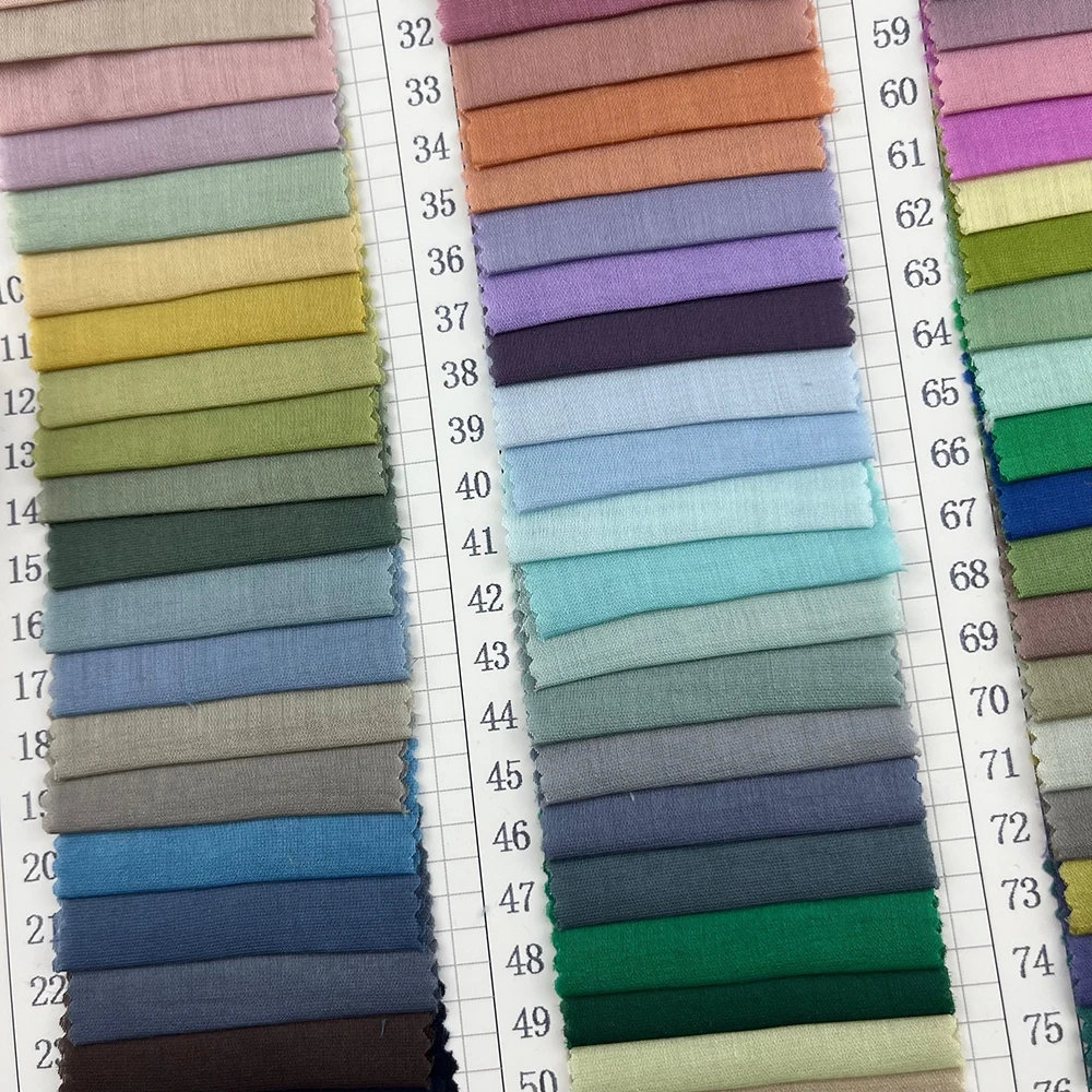 Textile Silk Chiffon Fabric 85gsm 84 Tencel 16 Polyester Summer Chiffon Shirt Fabric Sunscreen Clothing Lyocell Fabric
