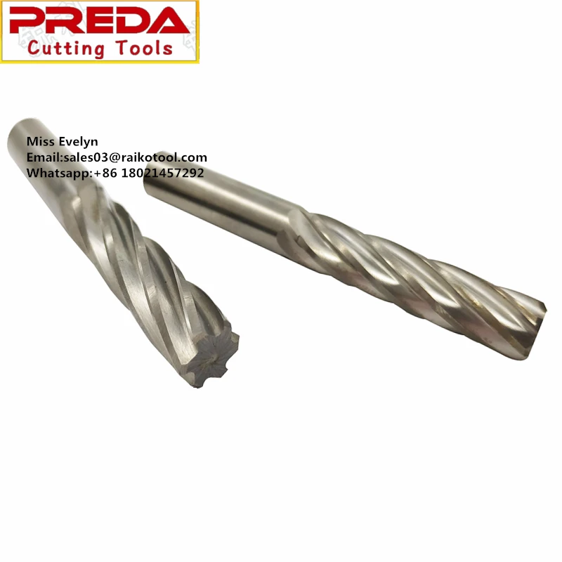 Tungsten Milling Tools 6 Flutes coated Solid Carbide Reamer