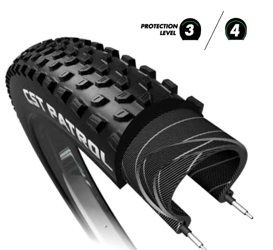 Exquisite workmanship Puncture-Resistant and Comfortable Long Lasting  MTB 27.5 X2.25 Patrol Rubber Bike Tires