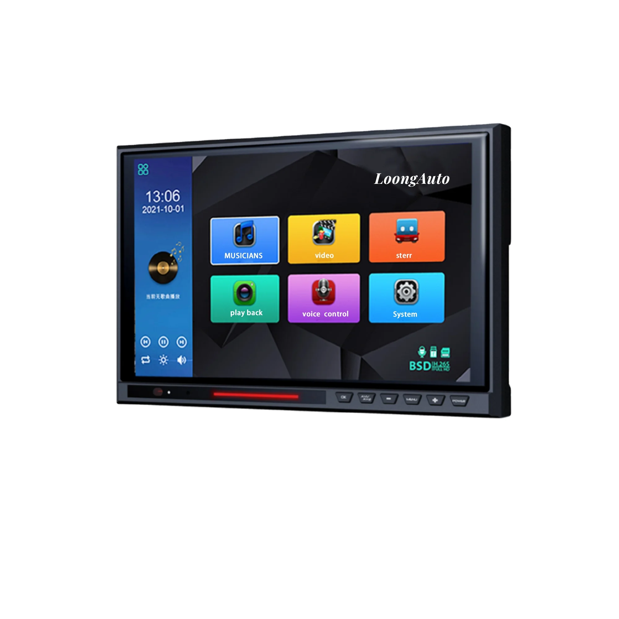 1080p HD камера Mdvr система видеорегистратор комплект 10 1 дюймов Автомобильный Монитор транспортного средства грузовик автобус рекордер