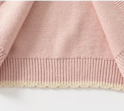 2025 baby girls winter cotton can be customized button cardigan sweater