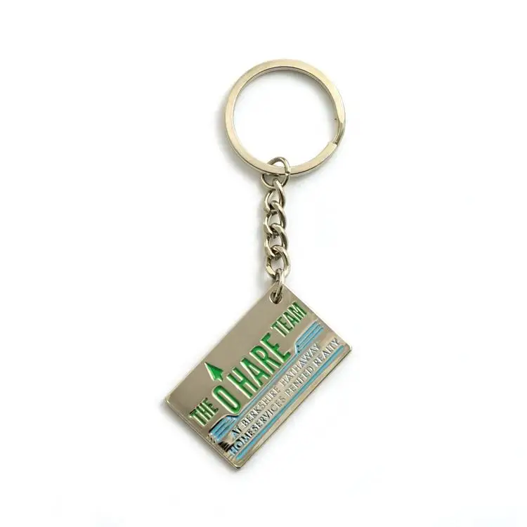 Best selling custom fashion metal Keychain Detachable Stainless steel keychain for gift souvenir
