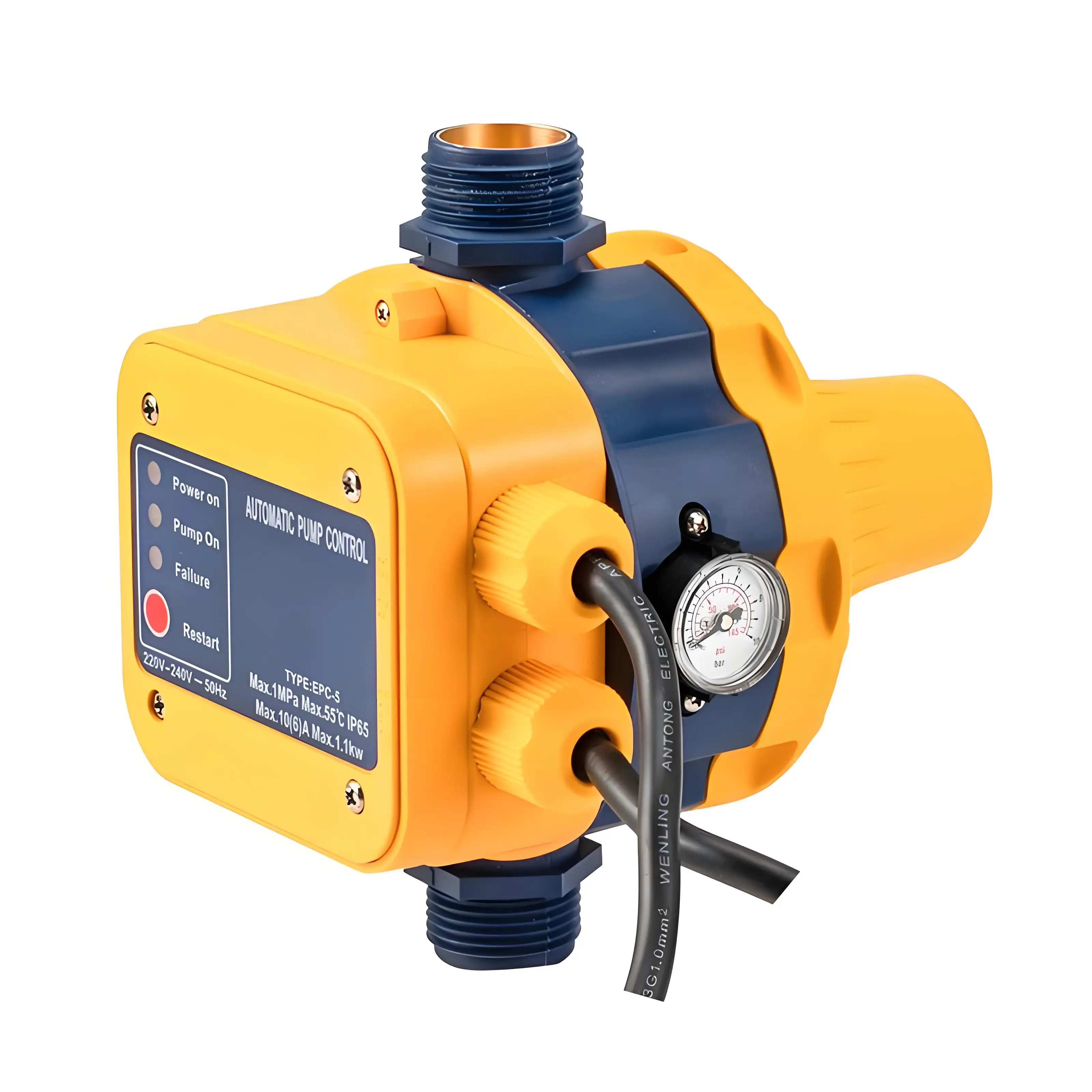 240V Centrifugal Pump Pressure Controller with 60Hz Switch OEM Application for Various Pumps