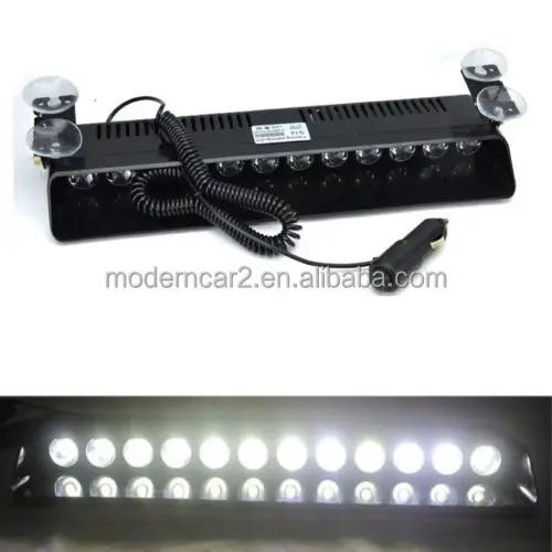 Car Strobe LED Flashing Lights Lamp Red Blue/Amber/Yellow/White Flasher Warning Light For audi VW Benz Dodge