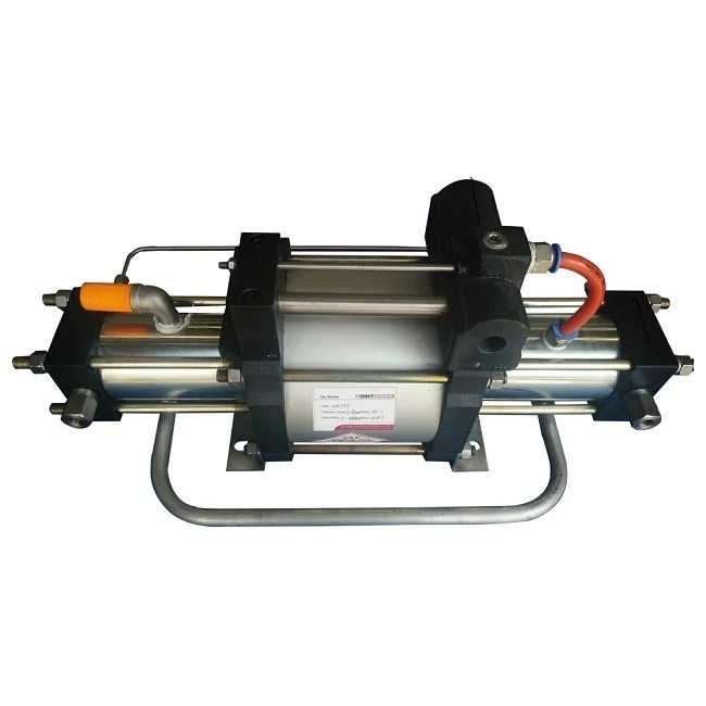 Best Quality Compressed Air Driven Pressure Liquid Helium Hydrogen Oxygen Nitrogen Natural Gas Booster Pump Cylinder