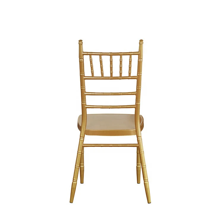 2021 Hot Sale Metal Furniture Napoleon Chairs Stacking Chiavari Chairs Weddings