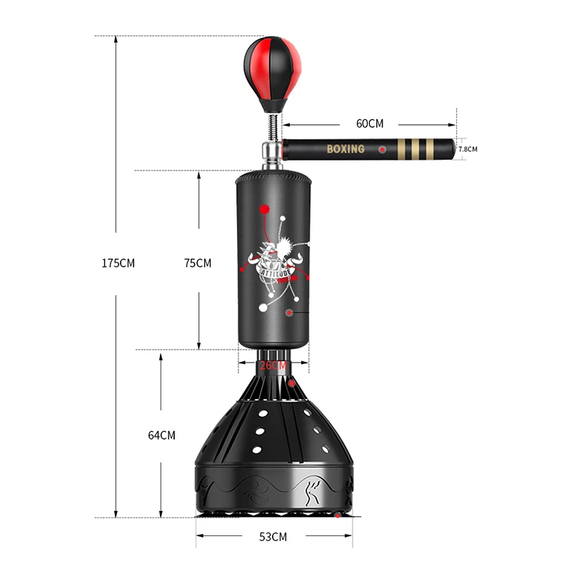 Professional Boxing Equipment Standing Heavy Punching bags Training Target