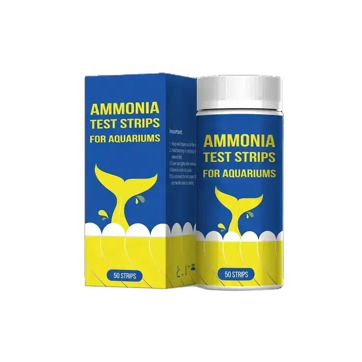 Ammonia NH3 Test Kit for Aquarium Helps Keep Fish Safe (50 Count) Ammonia Test Kit