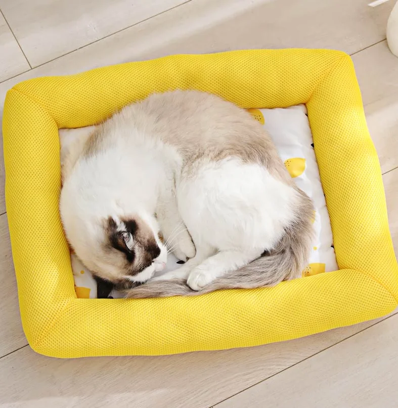 Summer Cool Sleeping Cushion Pet Nest Sofa Pad for Dogs and Cats Mat Bed Indoor Cooling Mat
