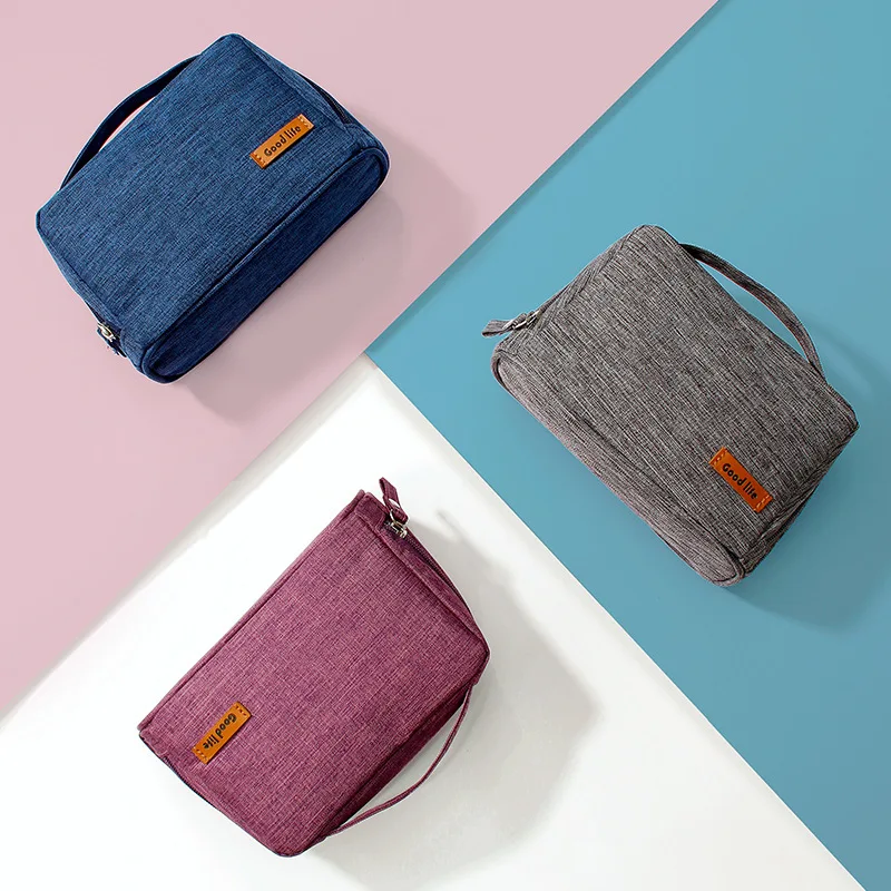 Multifunctional travel digital cable storage bag lightweight waterproof travel electronic accessories organizer pouch