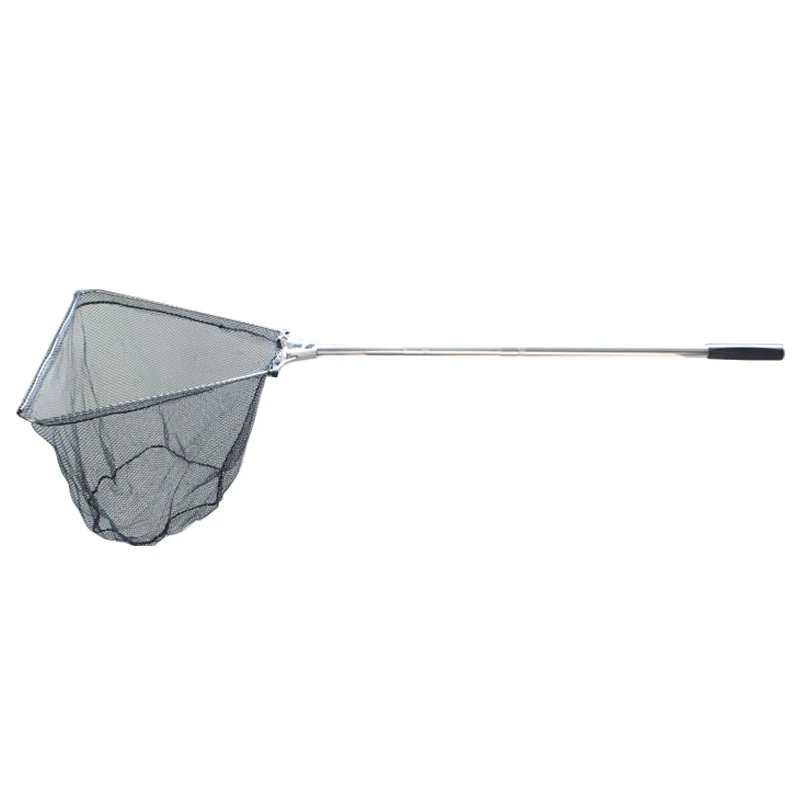 
Portable telescopic folding aluminum nylon mesh fishing landing net 