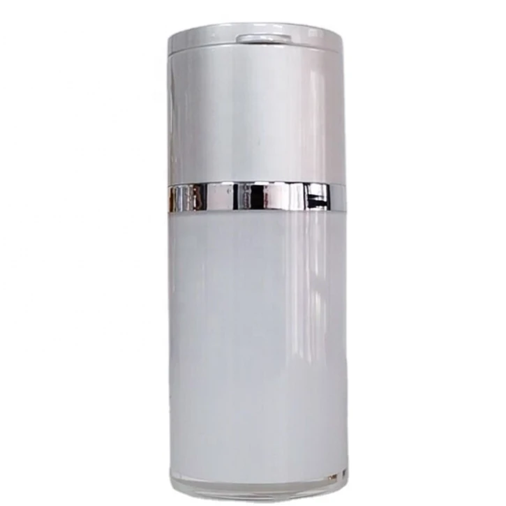 
Популярный красивый жемчужный белый пластиковый контейнер для безвоздушного крема для лица, косметическая бутылка для ухода за кожей 