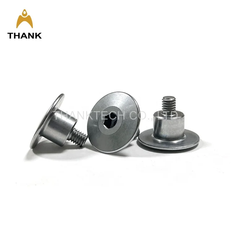 Токарный станок с ЧПУ обработка большого плоского шестигранного внутреннего шагового винта грибовой головки гнезда винт для эффективного и безопасного монтажа