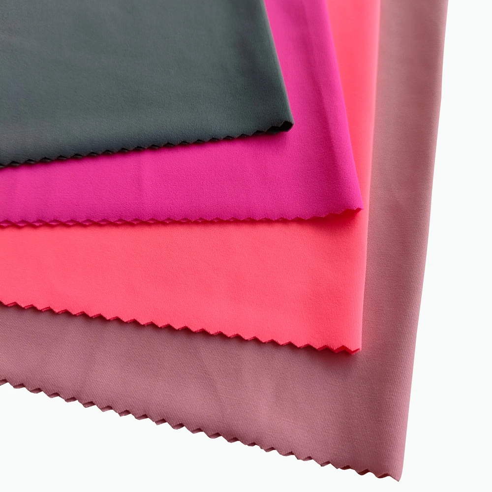 high stretch knitted nylon spandex 4 way stretch swimwear fabric for swimming beach clothing