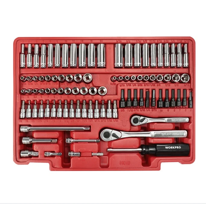 WORKPRO 450PC Home Tool Set Socket Wrench Mechanic Hand with Drawer Heavy Duty
