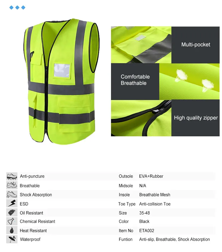 UT 2023 Breathable High Visibility Mesh Reflective Tactical Work Safety Vest Jacket Reflective Safety Cycling Running Vest
