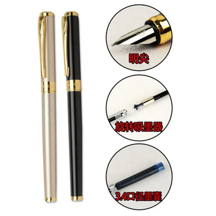 3.4mm ink cartridge metal fountain pen hero H601