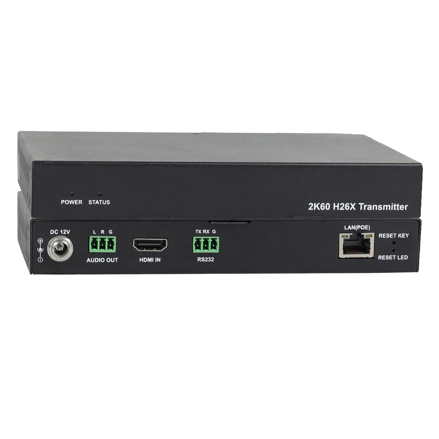 Bidirectional port operation IP Encoder Analog AV H.265 Converter 1080P@60Hz Resolutions