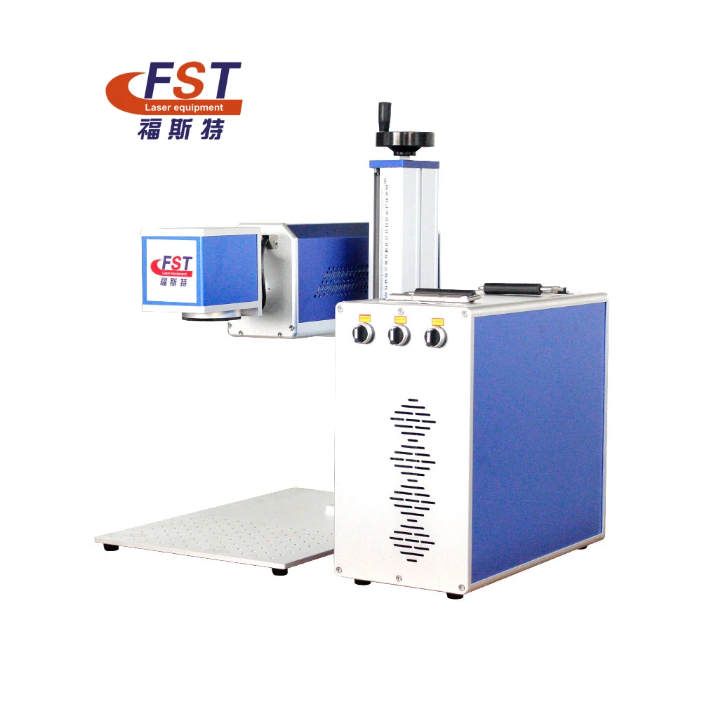 Long Life 30W 40W 60w Metal Tube RF CO2 Laser Marking Machine for Glasses Label Paper Bamboo Products