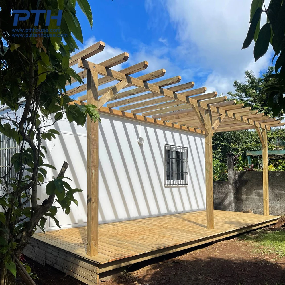 PTH роскошный загородный стиль, индивидуальная сэндвич-панель, плоская упаковка, сборный дом, контейнер для дома для виллы