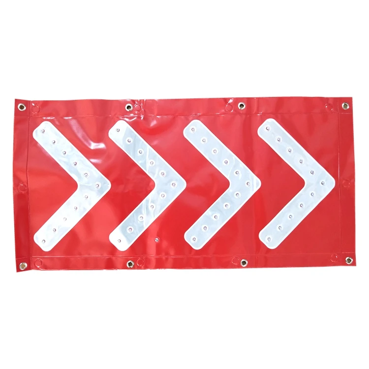 Magnetic LED Direction Sign Large traffic hazzard lights LED flashing arrow sign
