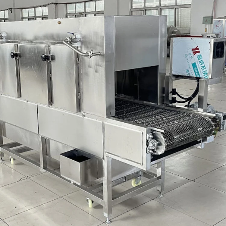 QDMECH Commercial Head Port Pork Feet Singeing Poultry Dehair Machine With CE Certificate