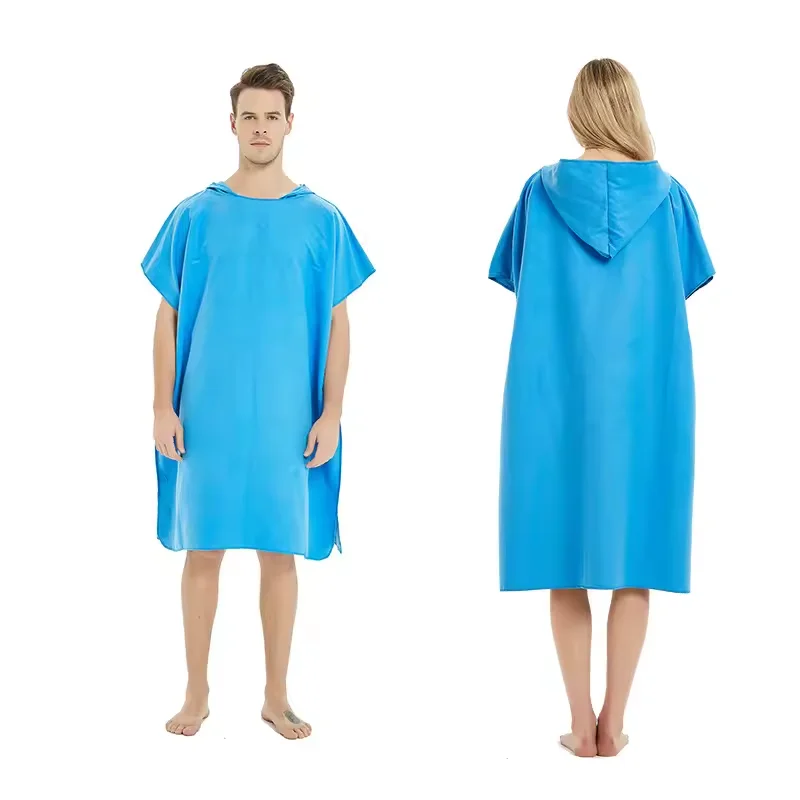 Wholesale surf poncho printed hooded beach towel for adult