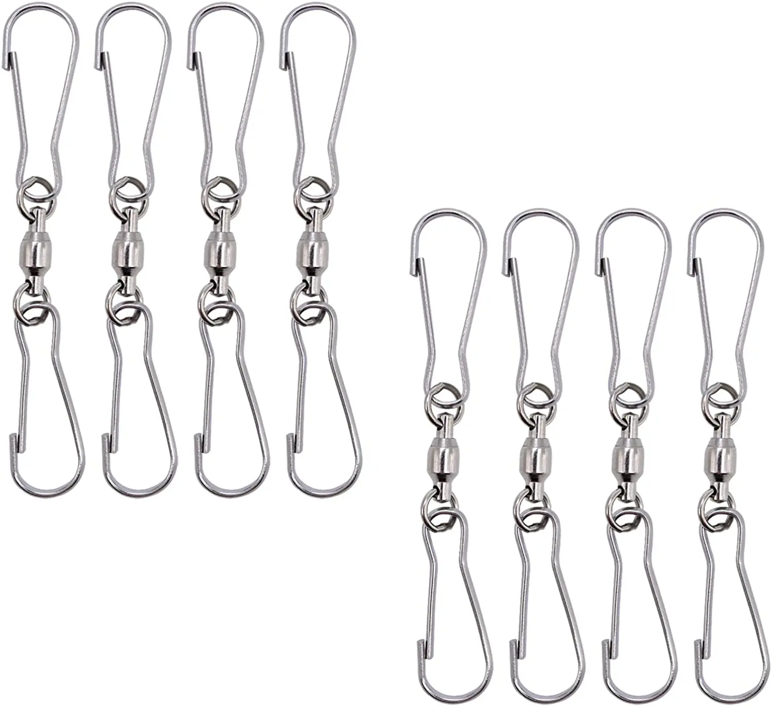 Swivels Hanger Hooks for Hanging Wind Spinners Spinning Dual Clip