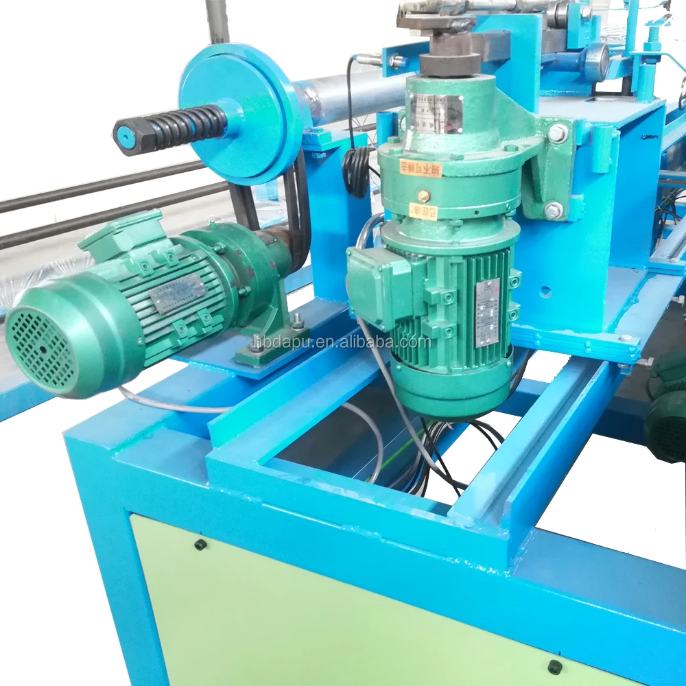 Semi automatic single wire chain link making machine