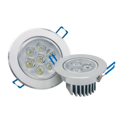 Aluminum Ceiling Spotlight 3W 5W 7W 9W 12W 15W 18W 24W Recessed LED Ceiling Light