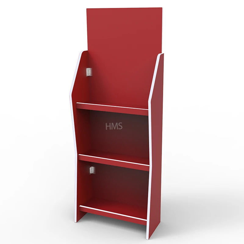 Customized wood display stand floor display rack POP cardboard display racks