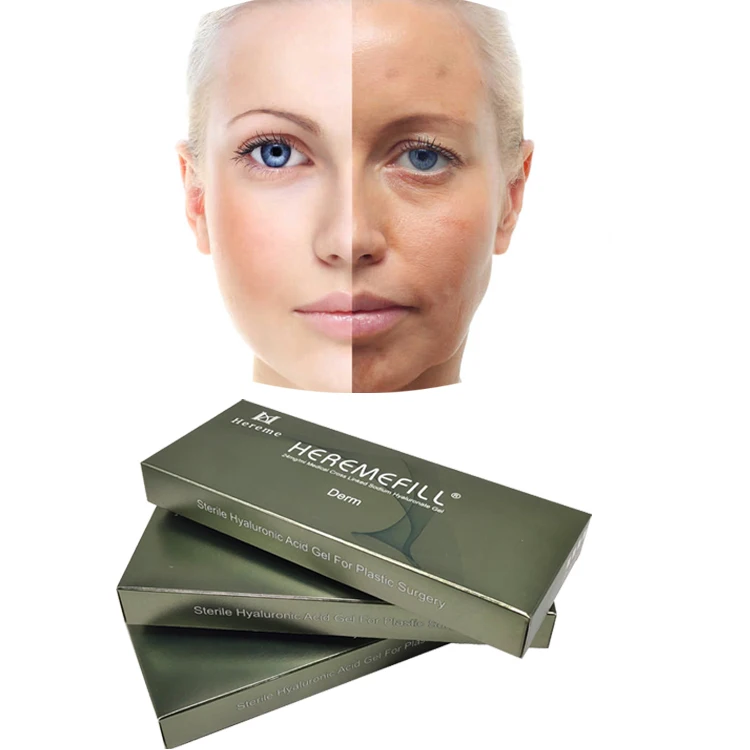 Heremefill 2ml Injectable Cross-Linked Hyaluronic Acid Dermal Fillers for The Face Injection