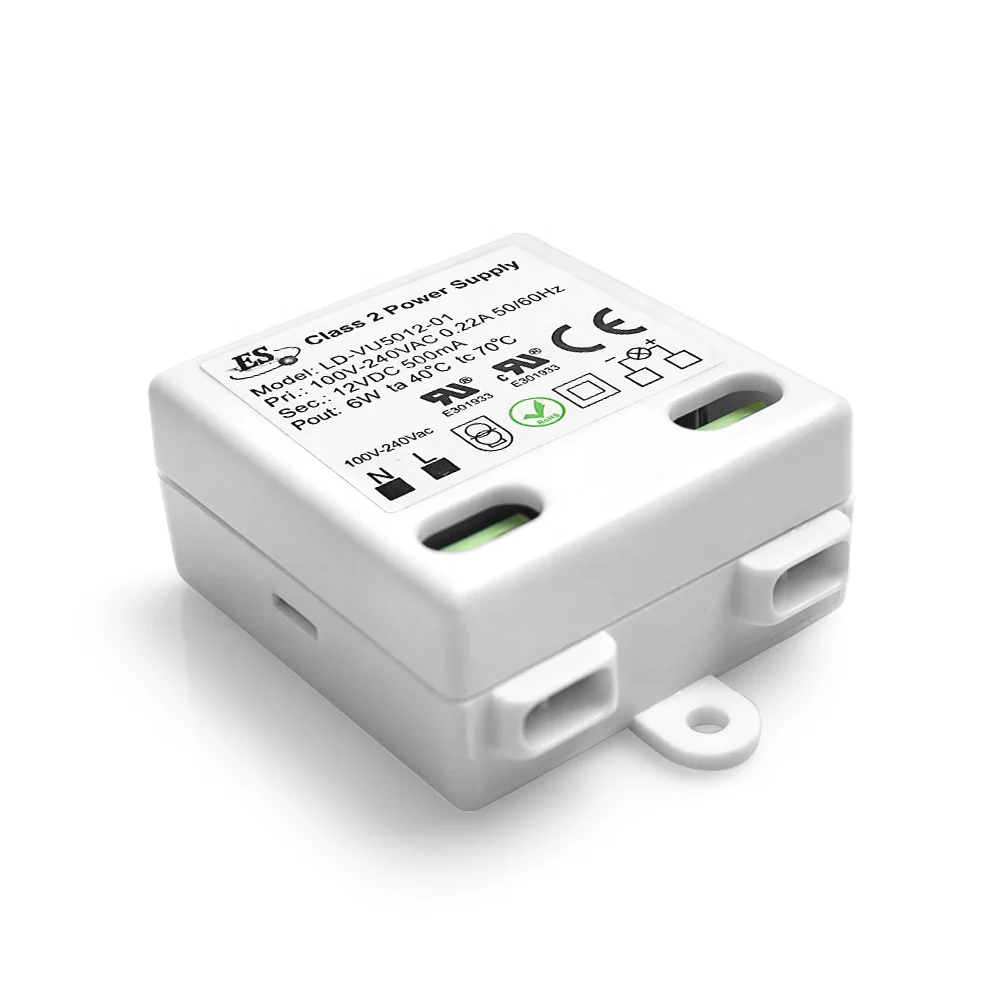  3w 1-50W 250ma 12vdc 100-240Vac Es Ce Ul Selv 65% класс 2 блок питания переменного/постоянного тока светодиодный драйвер постоянного