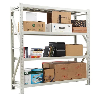 Custom medium duty boltless shelving iron storage racking etagere metal shelf