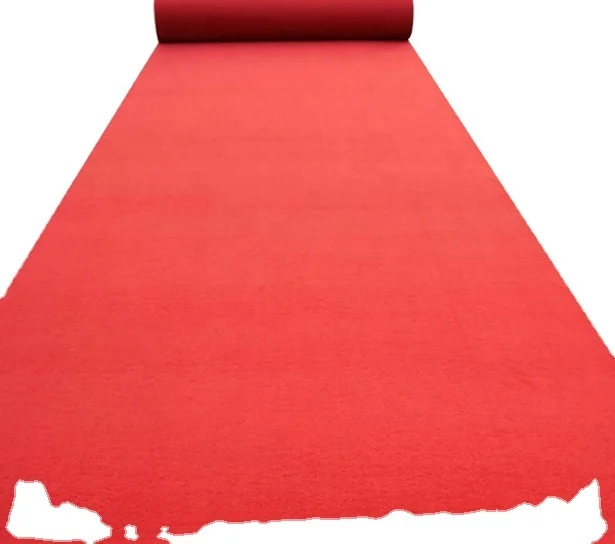 Polyester Needle punch carpet Commercial exhibition carpet cheap  wedding carpet