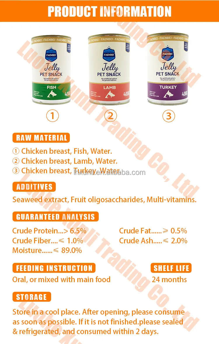 Pet Supplies Dog Treat Wholesale Bulk Dry Dog Food Full Nutrition Milk Puppy Dog Food Little Live Pet Food Manufactures 400g/bag