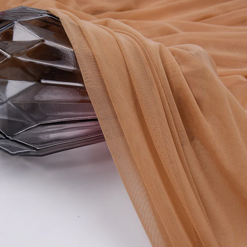 high elastic mesh nude 4 way stretch fabric power mesh for lingerie
