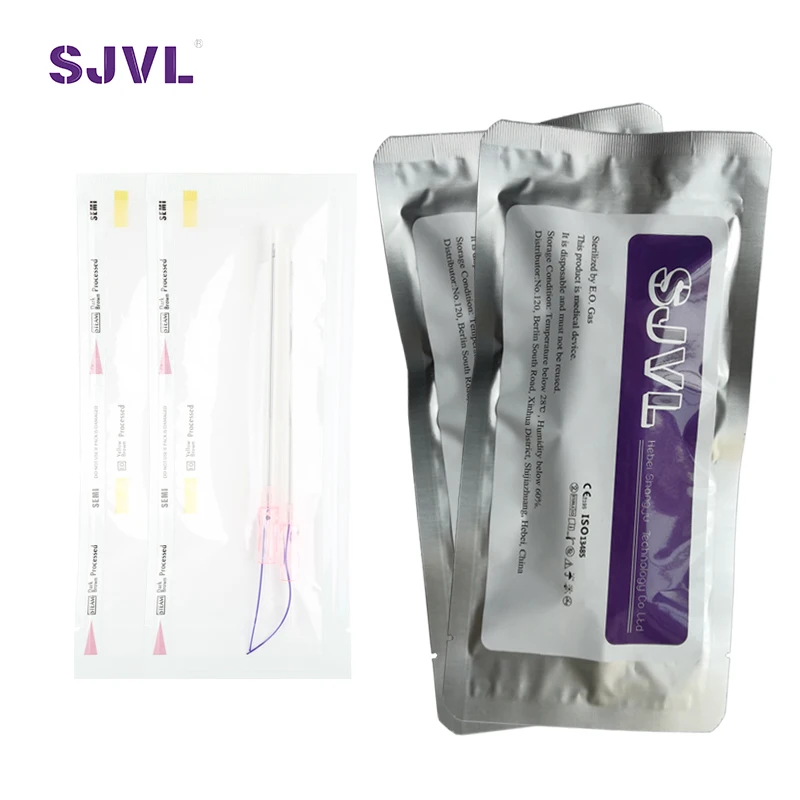 Wholesale 18g 120mm Face Lifting Barbed 4d Cog Hilos Tensores Pdo Thread Lift CE With Blunt W Type