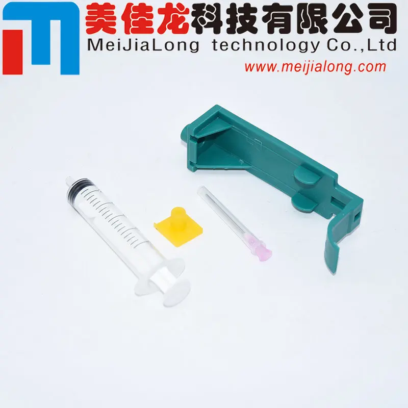 MJL 1Set cartridge refill ink tool for HP 45 51645 suction clip for HP 6615  51640  240 Absorption Clamp refill clip snap fill