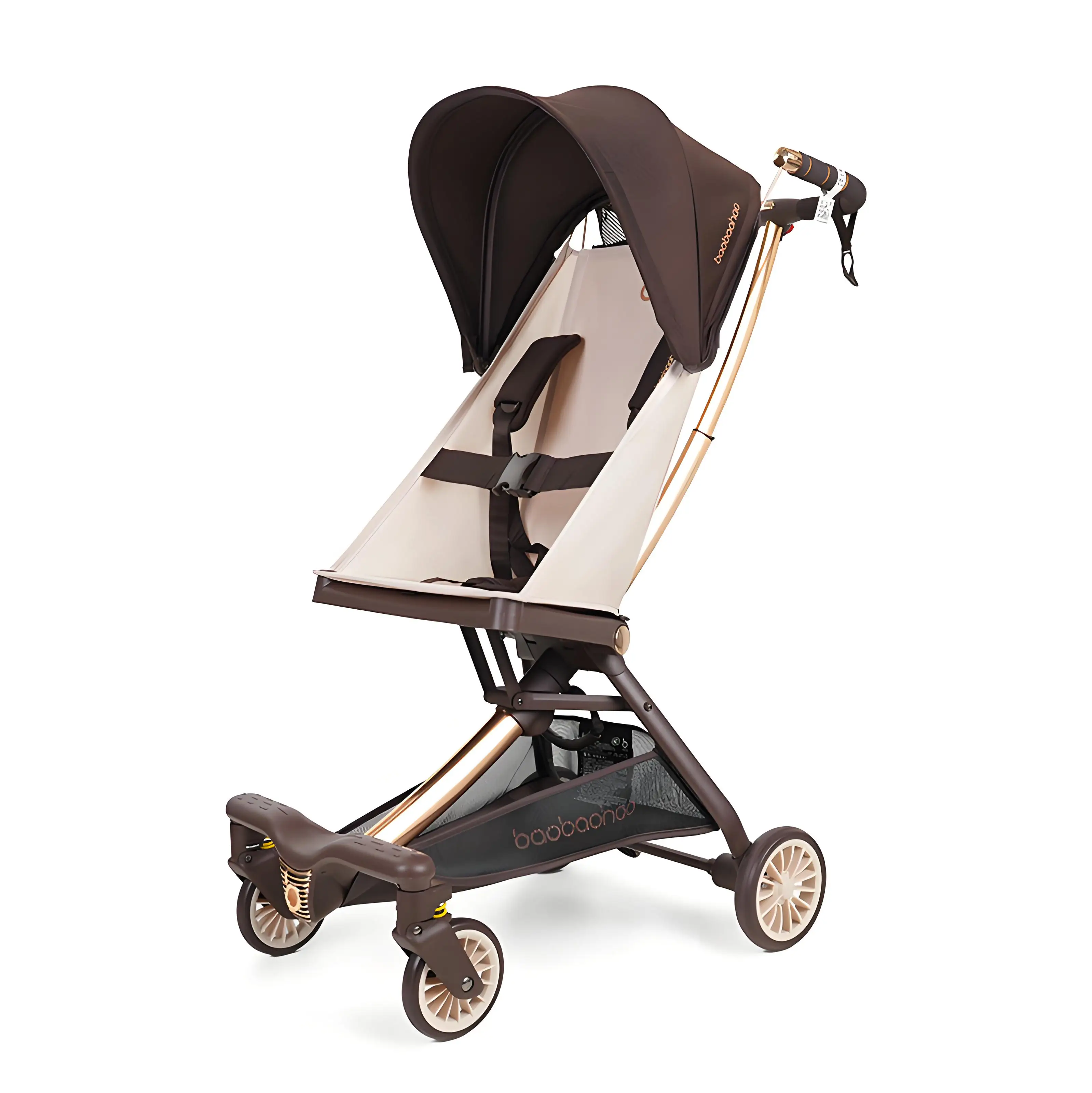 Lightweight Aluminum Baby Pram for Traveler Portable Durable Canopy Good Selling Aviation aluminum  Alloy Cart for Toddler Baby