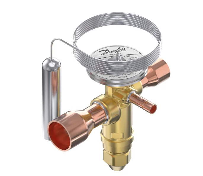 High quality Danfoss Refrigerator part TGE original 067N2157 R22/R407C Expansion Valves Chiller Thermal Expansion Valve