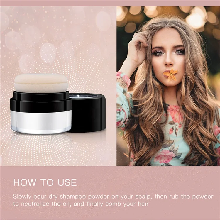 Private Label Korea Natural Organic Herbal Pure Powder Dry Shampoo for Oil Hair