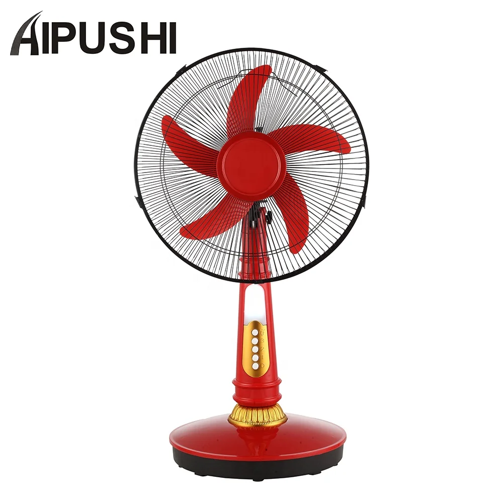 Горячая Распродажа 12 В постоянного тока 110 в 240 Солнечный перезаряжаемый Настольный вентилятор солнечный 16 дюймов постоянный ток стоячий со светодиодной подсветкой