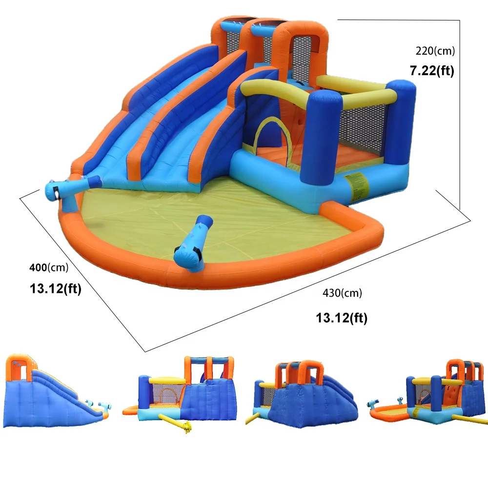 JumpingDear Wholesale Combo Trampoline Bouncy Castle Slide Party Yard Kids Playground