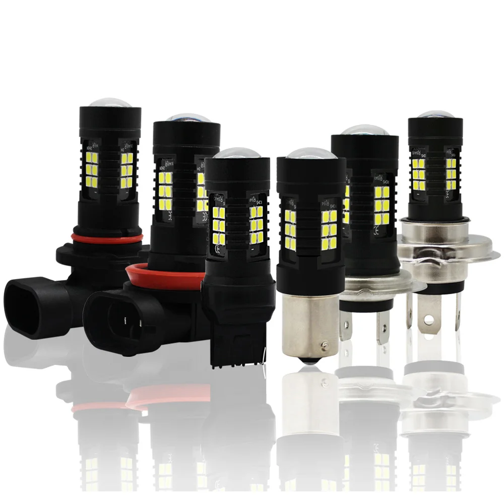  Супер яркая автомобильная светодиодная лампа 1156 P21W 3156 7440 T20 3030 21SMD 12 В светодиодные сигналы поворота Стоп-сигнал противотуманная Лампа 9005 H7 H11