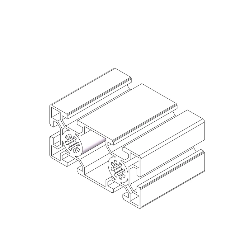 OB50100B t slot aluminum profile pvc window profile aluminium profile for led strips 50100 china factory