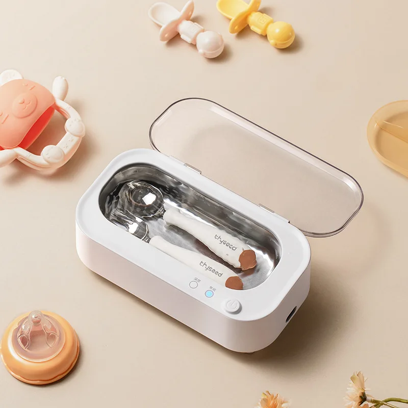 Ultrasonic Cleaning Device Versatile Makeup Brush Cleaner & Dental Pod Ultrasonic Cleaner for Superior Cleaning Efficiency